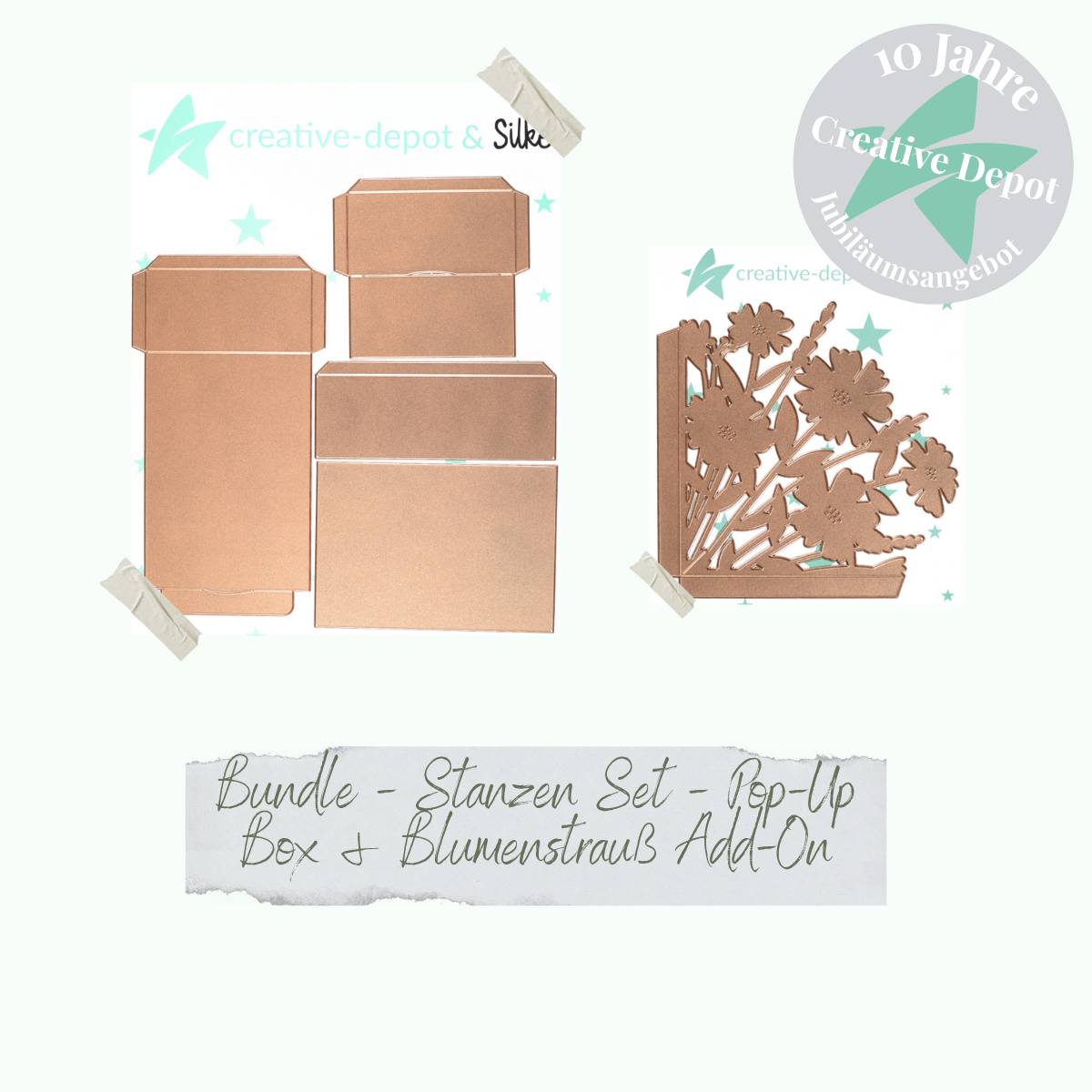 Bundle - Die - Pop Up Box & Blumengruß Add On