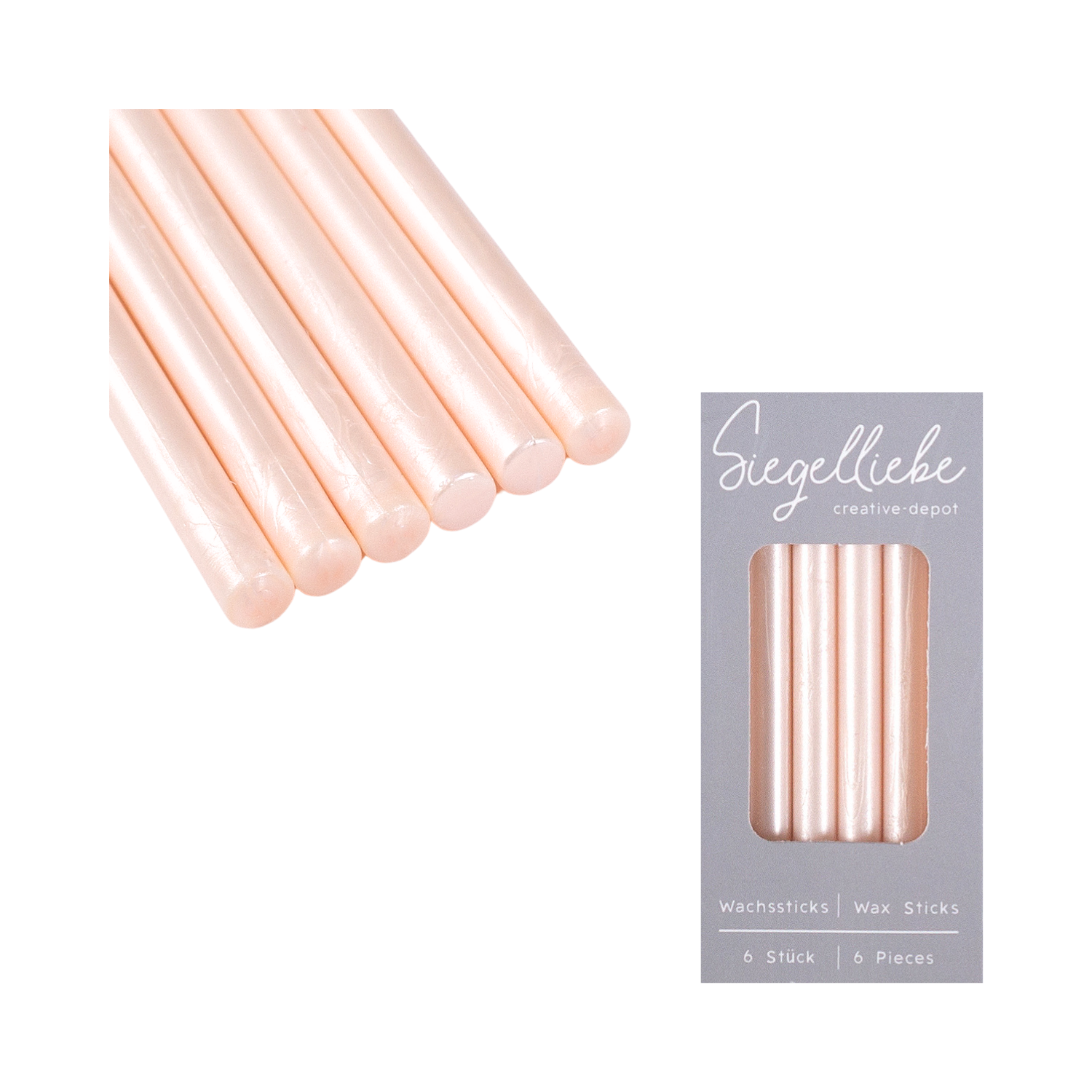 Bâtons de cire - Soft Pfirsich - Siegelliebe