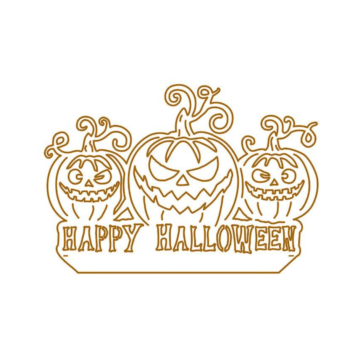 Die - Papiertüte mit Wellenrand - Add On - Halloween
