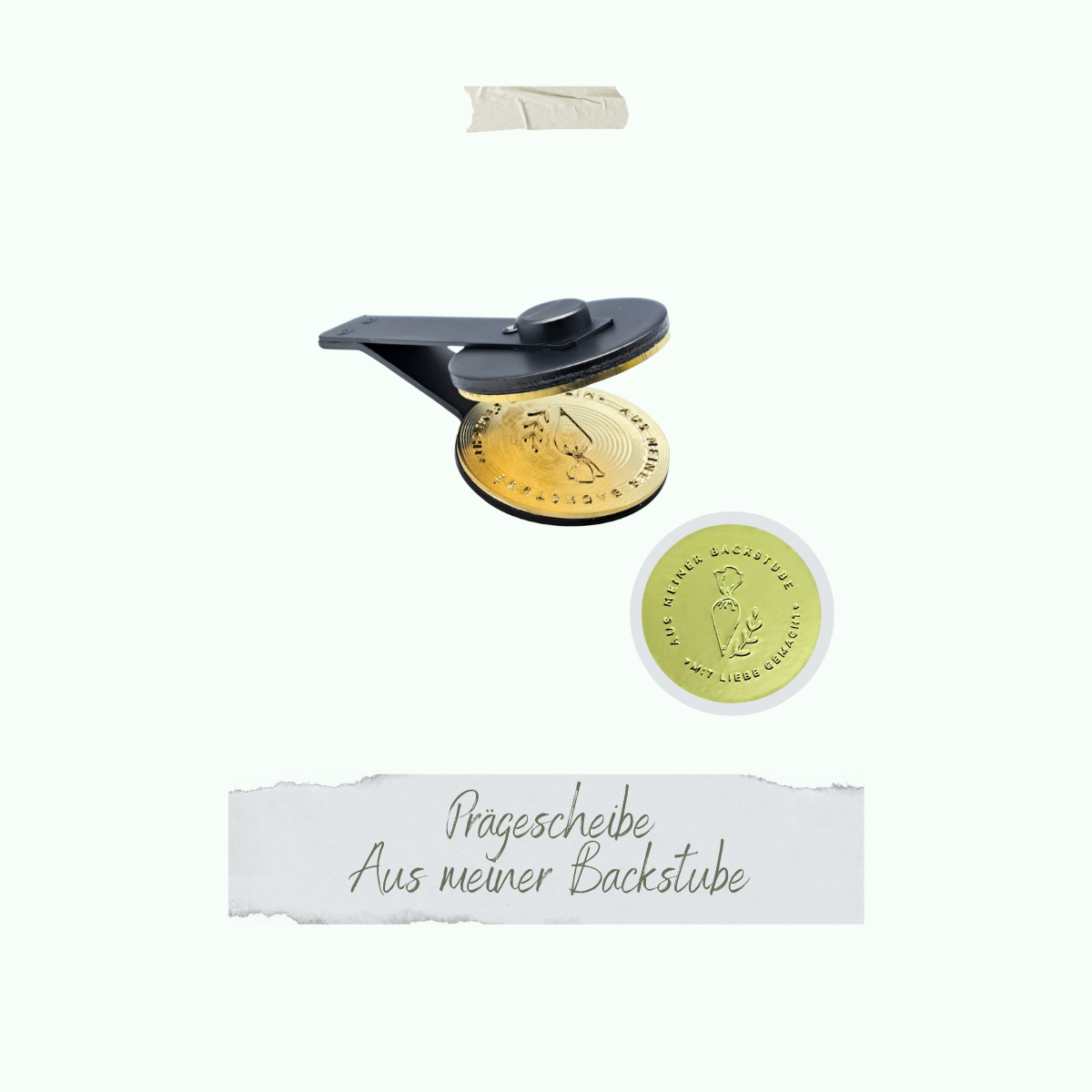 CD-ZB-017 Prägescheibe - Aus meiner Backstube