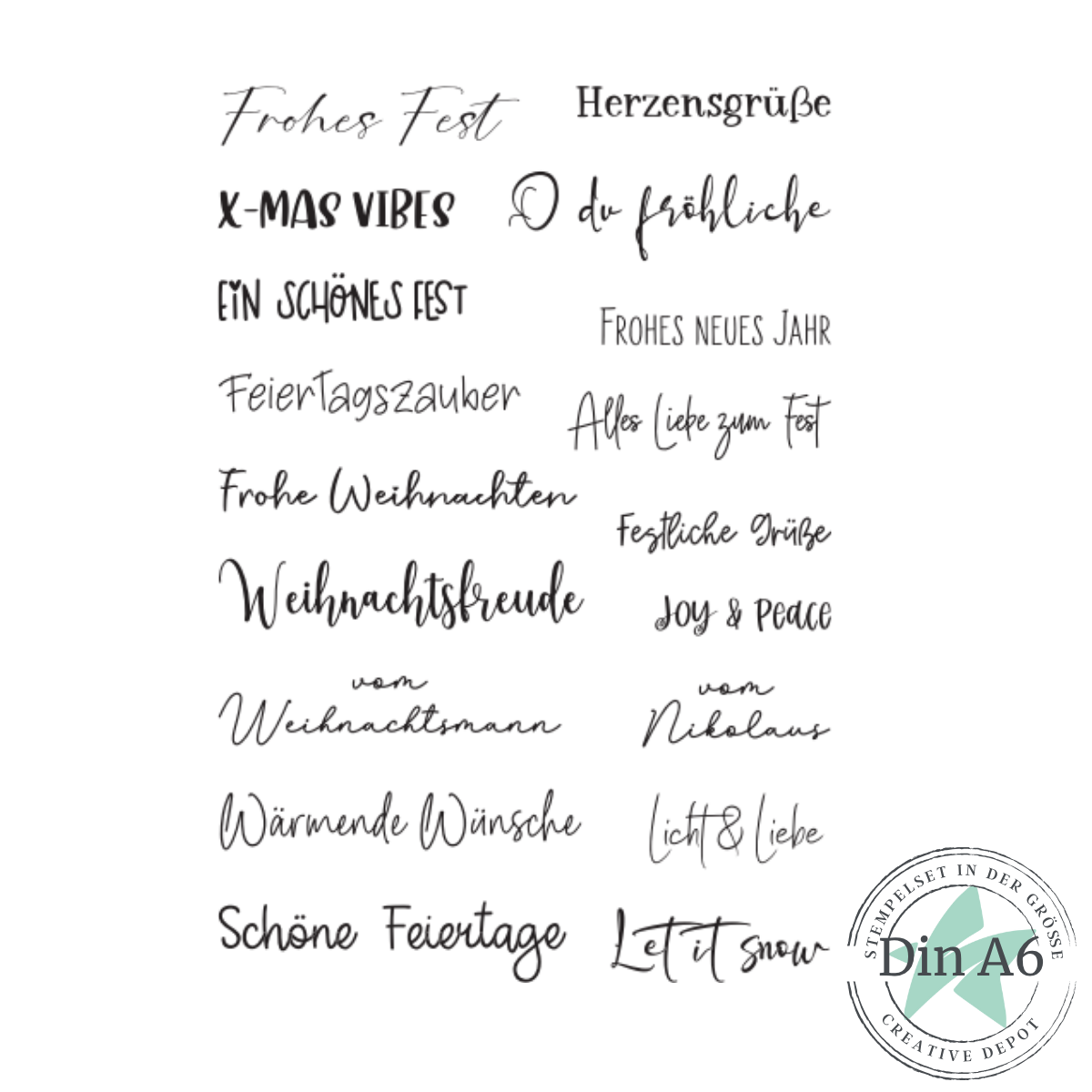 Stempelset - Feiertagszauber 