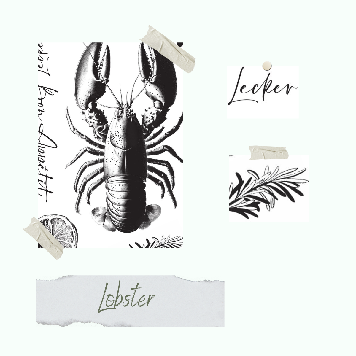 Stempelset - Lobster