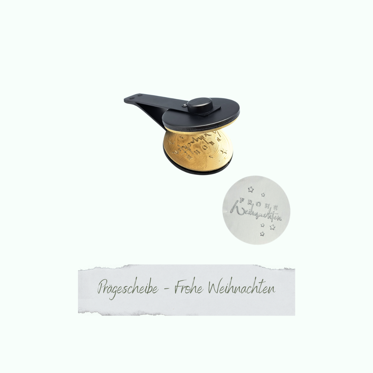 CD-ZB-018_Pr-gescheibe-Frohe-Weihnachten Prägescheibe - Frohe Weihnachten