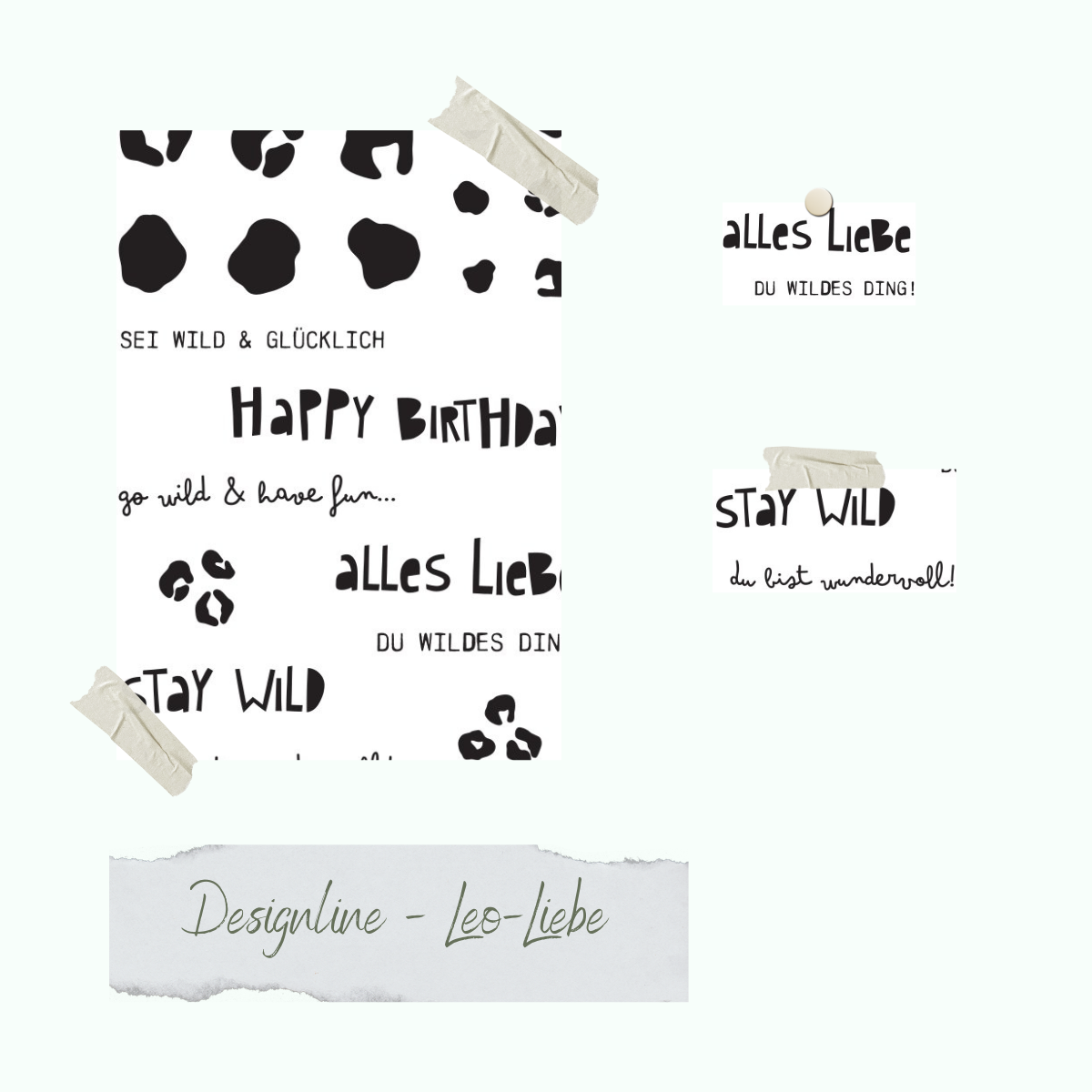 Stempelset - Designline - Leo Liebe
