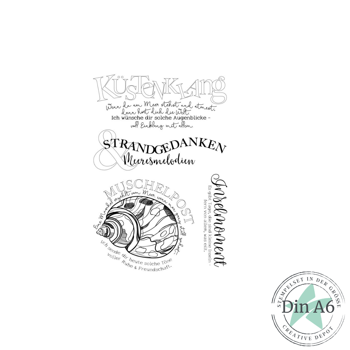 Stempelset - Küstenklang