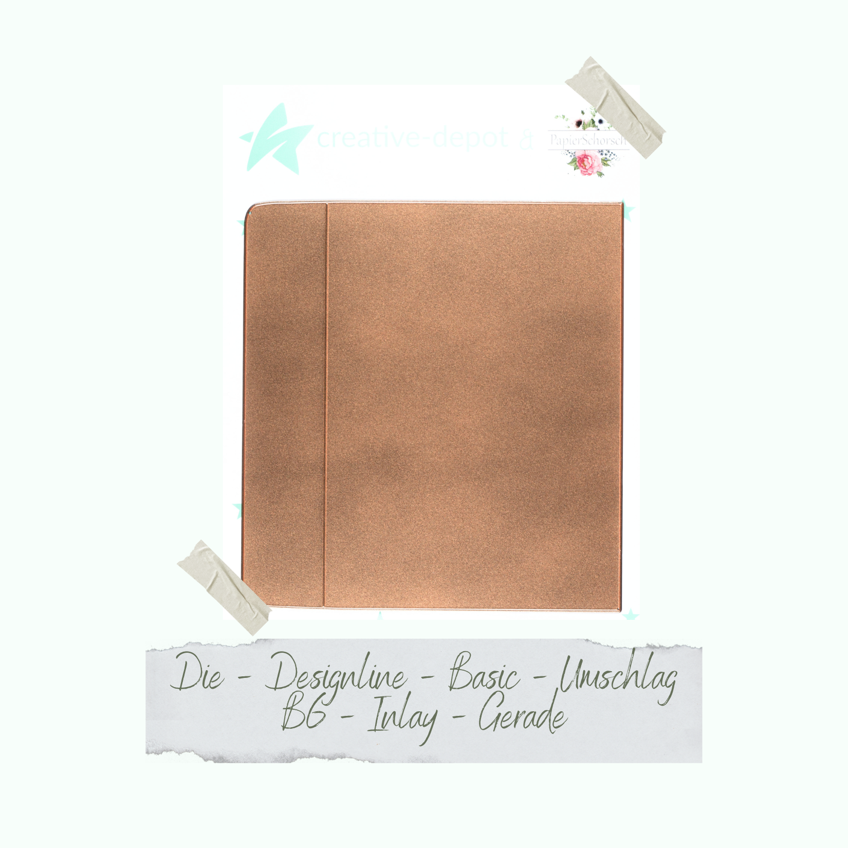 Basic - Designline - Basic - Umschlag - B6 - Inlay - Gerade