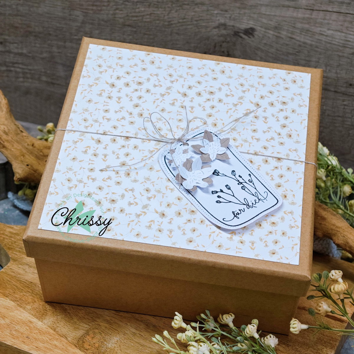 Stempelset - Doodle Tags Blumenromantik