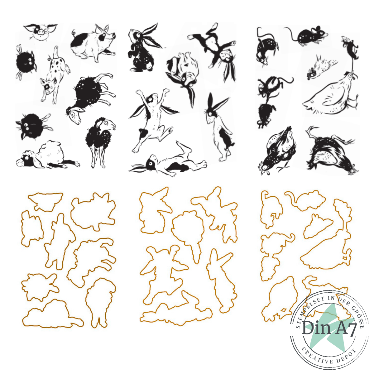 Bundle - Heikes Welt - Schafe, Hasen & Hühner