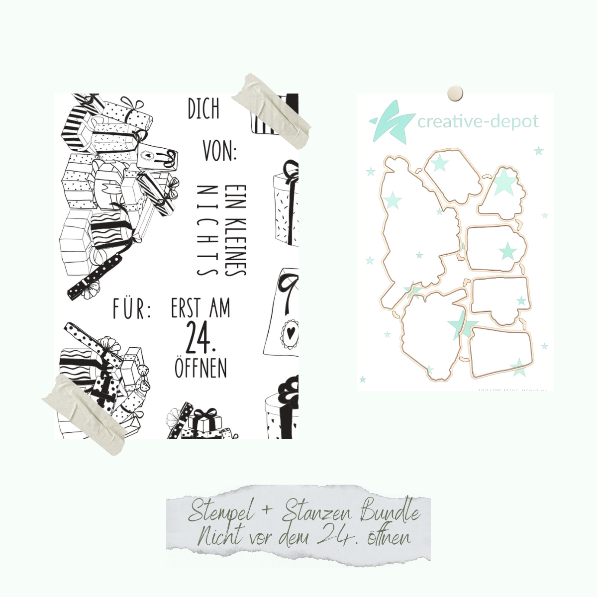 Nicht-vor-dem-24-ffnen-Bundle Bundle - Set de tampons & emporte-pièces - Nicht vor dem 24. öffnen