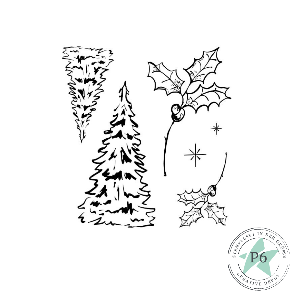 Stempelset - Weihnachtsbaum Stempelset - Weihnachtsbaum
