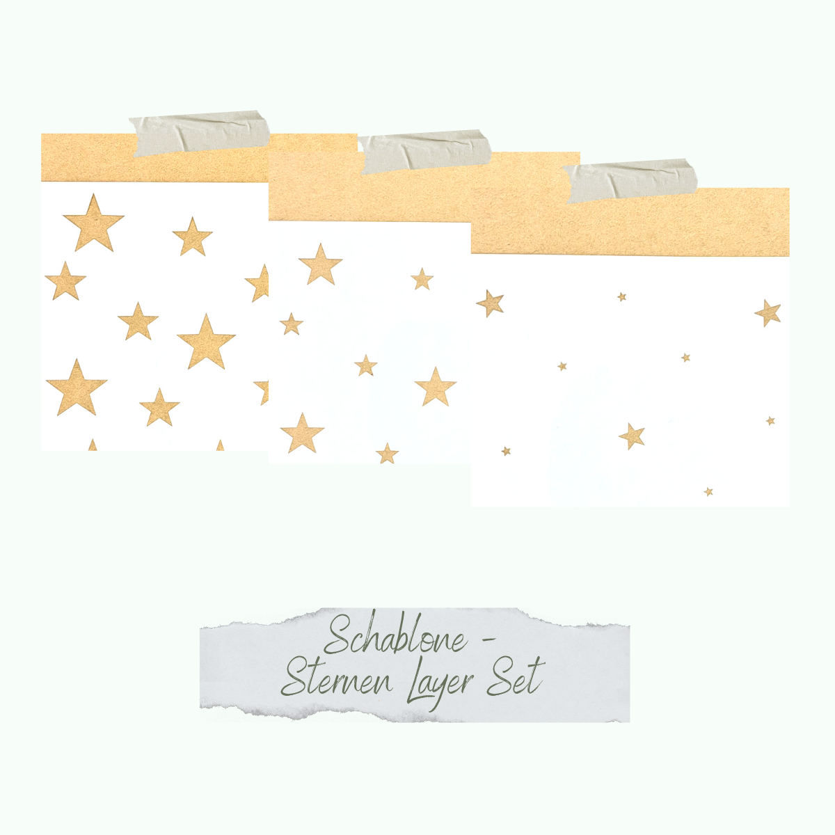 CD-SC-061 Schablone - Sternen Layer Set