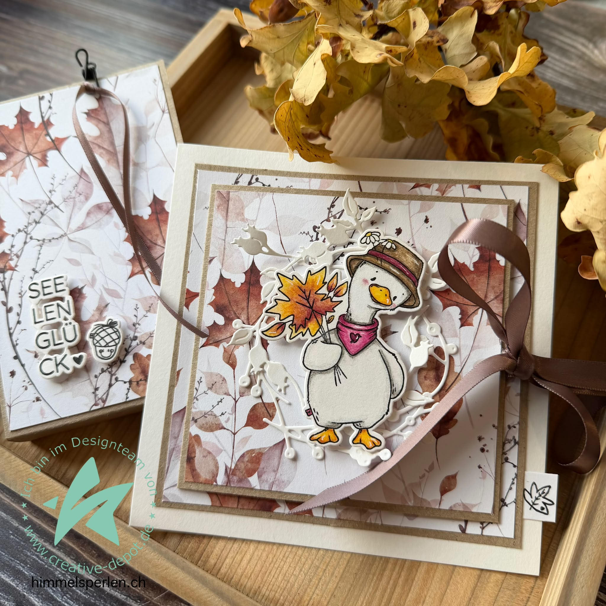Stempelset - Kleiner Herbst Gans groß
