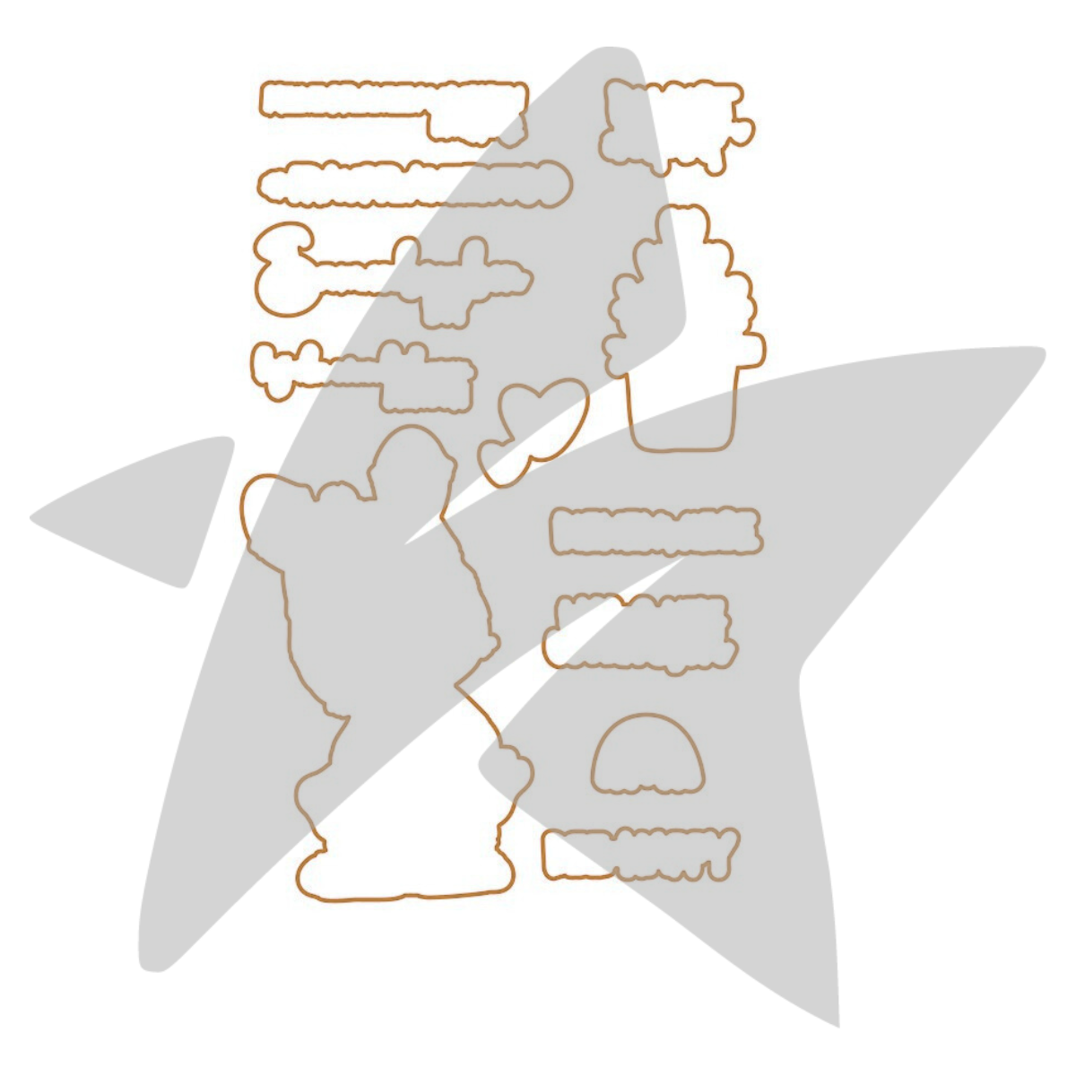 Die  Pflänzchen - Outline