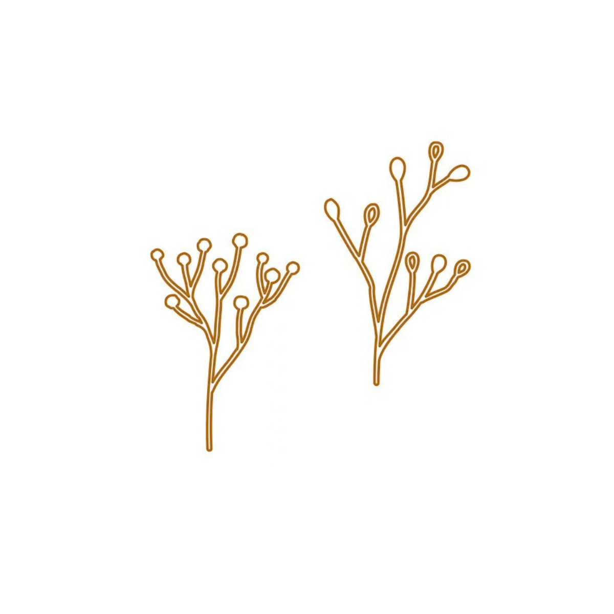 Die – Simple Beaded Branches