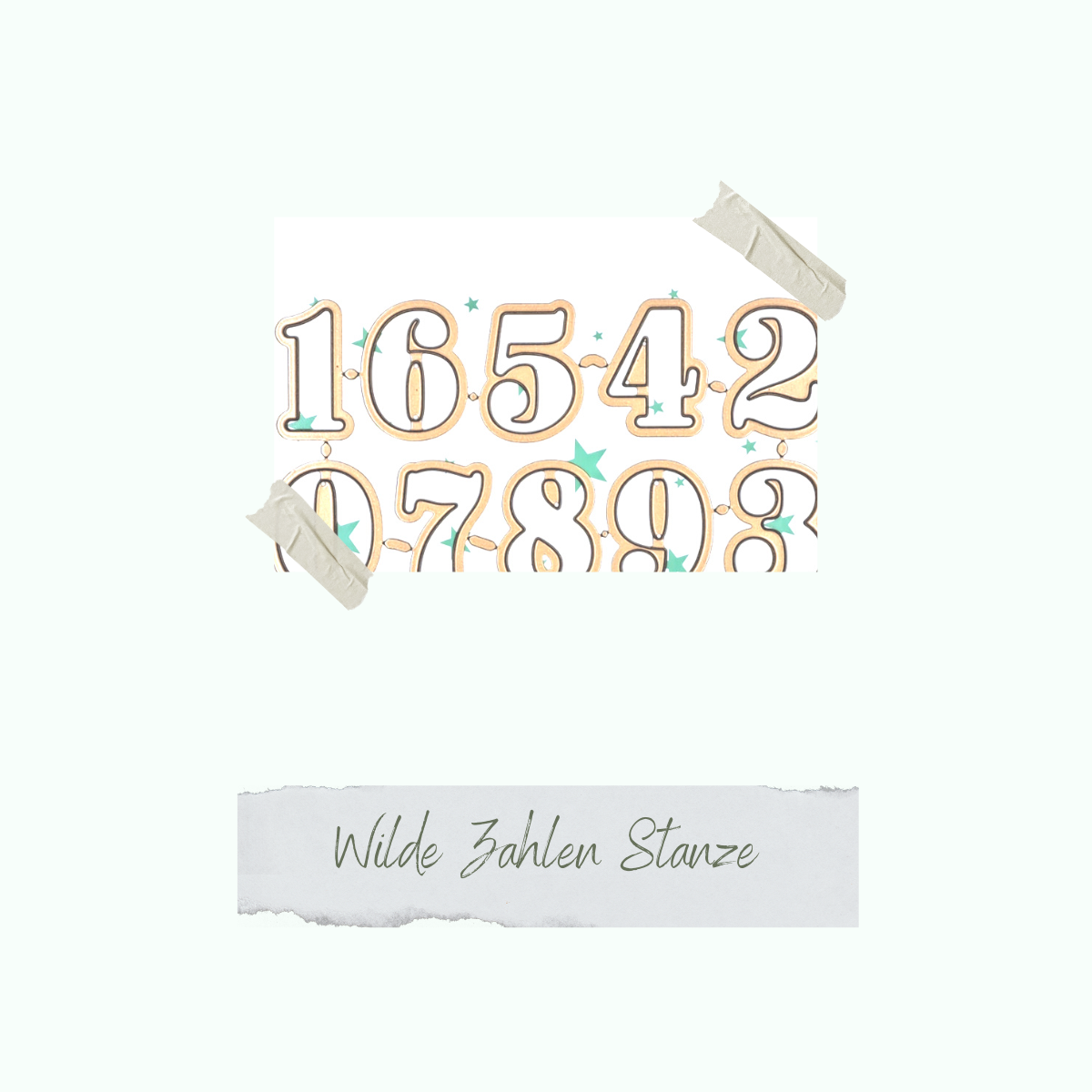 CD-Di-340 Die - Wilde Zahlen Stanze