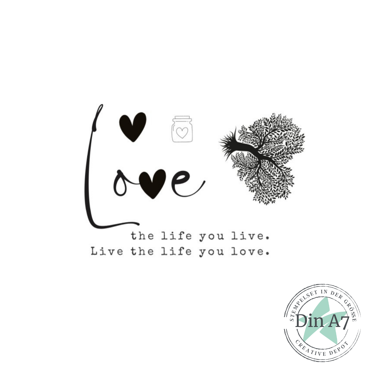 Stempelset - Goodie - Love