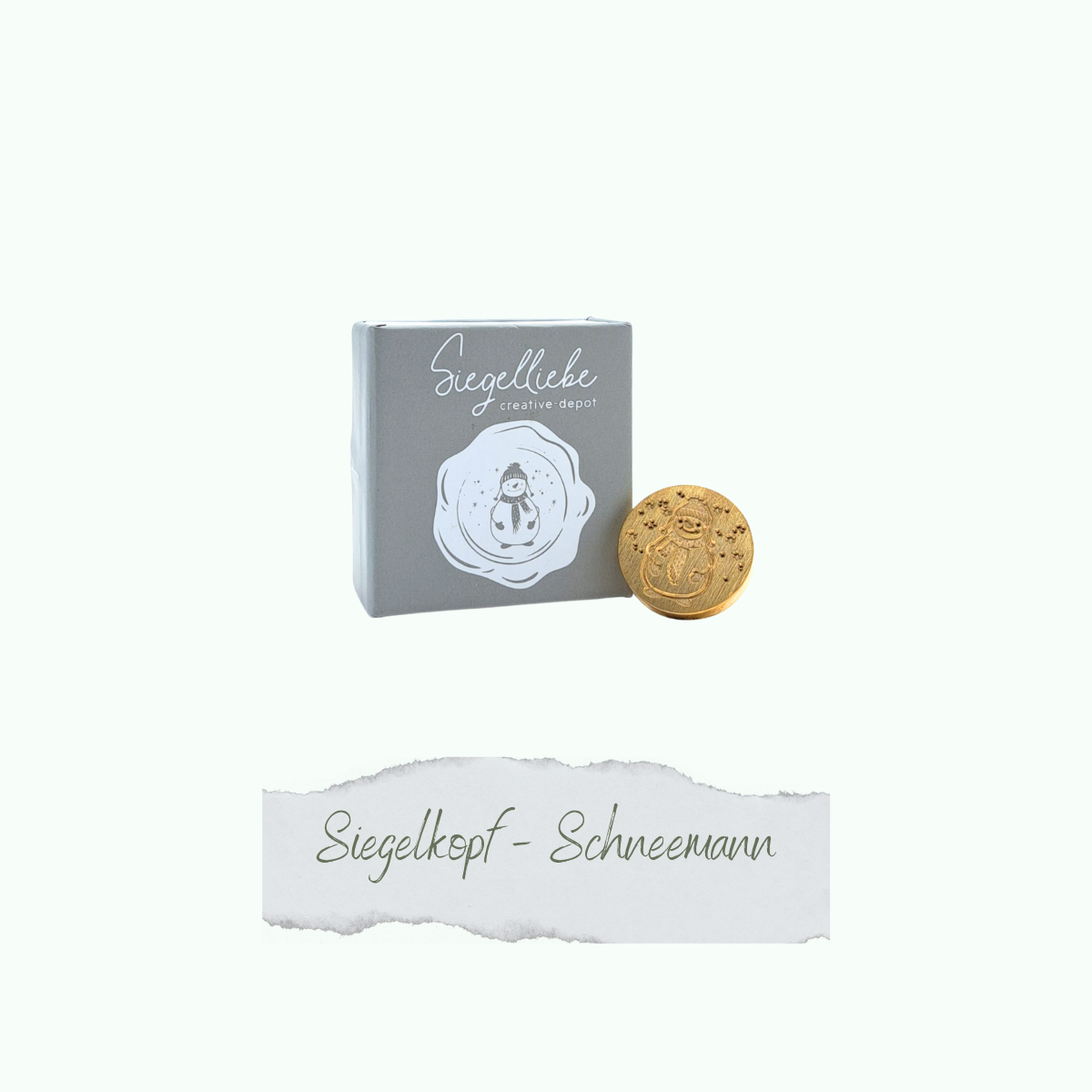 CD-Si-054 Cabeza de foca - Designline - Schneemann - Siegelliebe