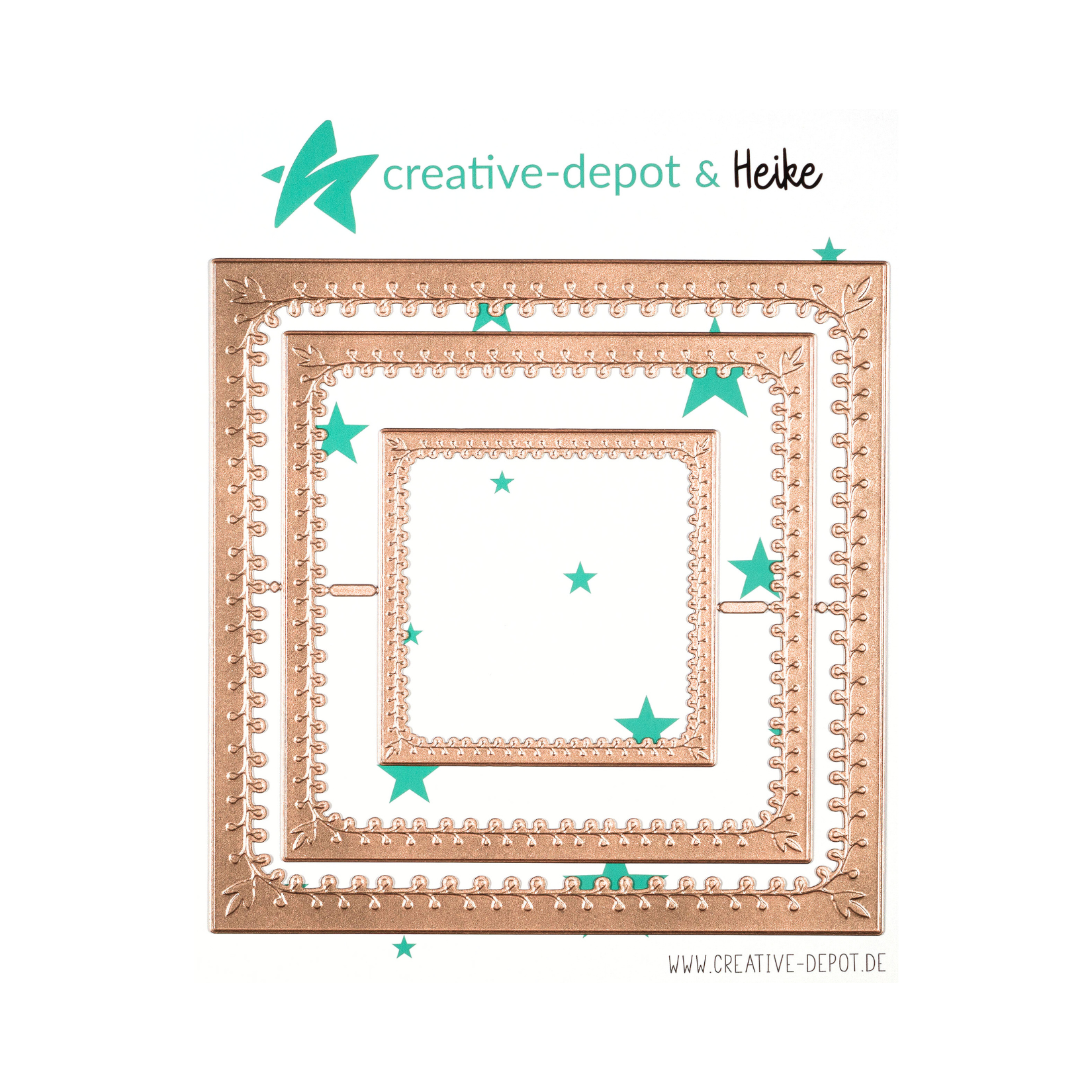 Basic - Aufleger mit Ranke - Quadrat