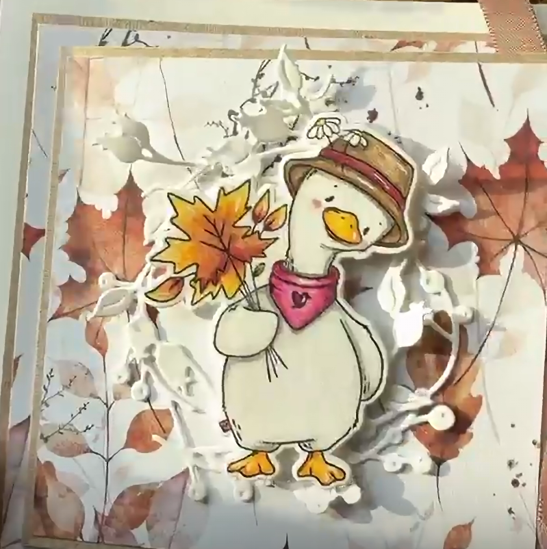 Stempelset - Kleiner Herbst Gans groß