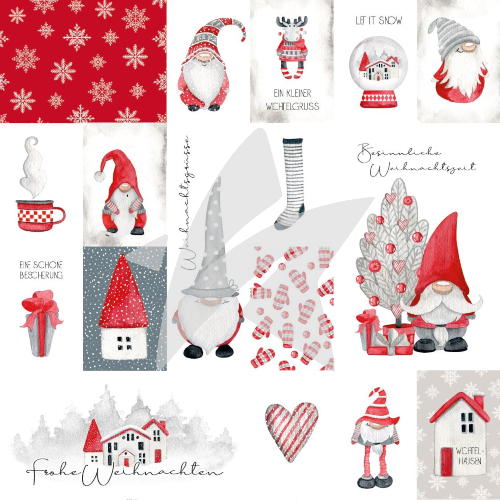 Design paper - Designline - Secret Santa - Cards