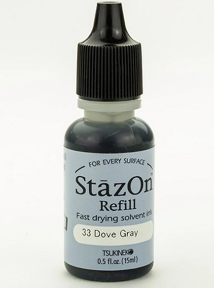 StazOn - Nachfülltinte - Dove Gray 15ml