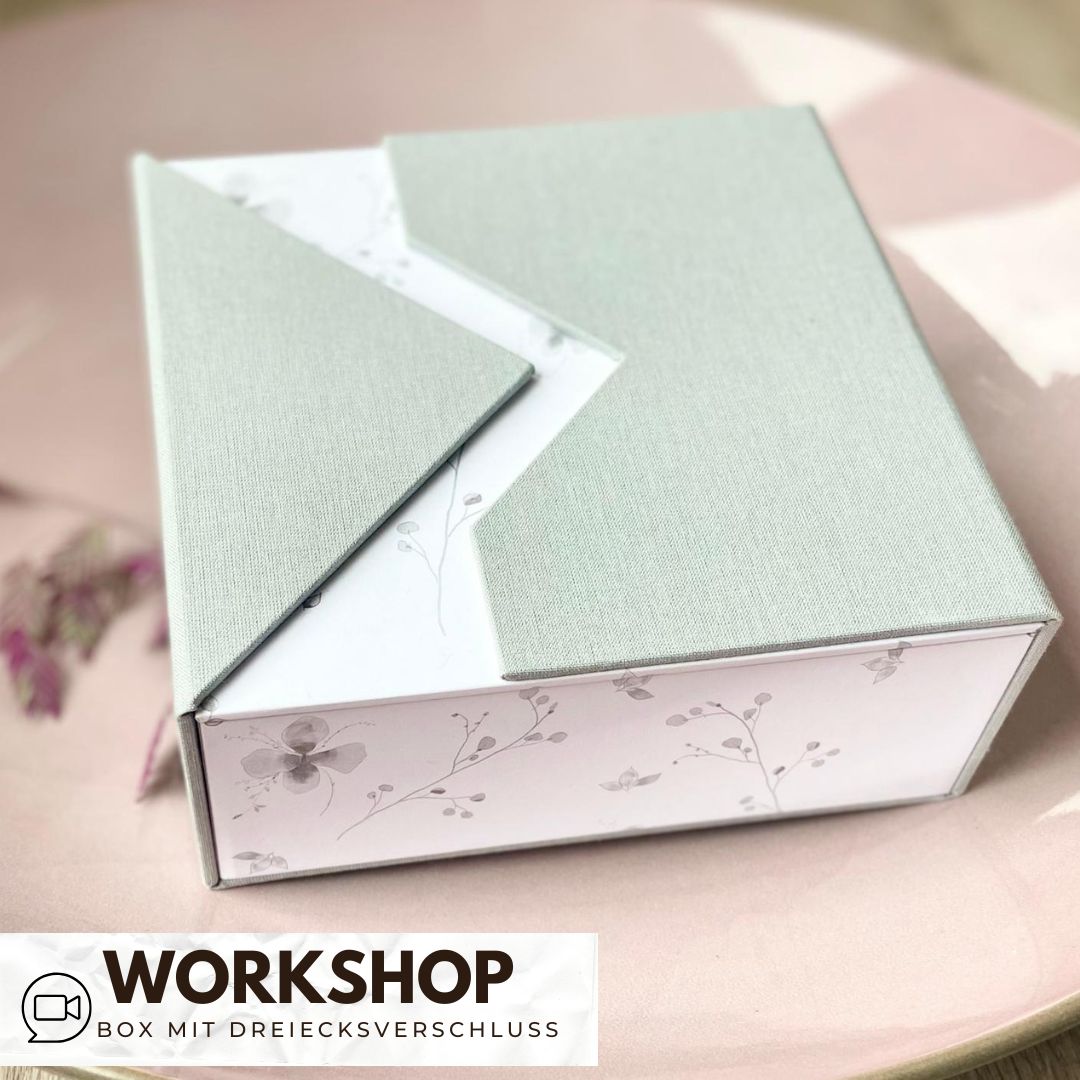 Zoom Workshop Graupappe Box mit Dreiecksverschluss am 17.11.2026