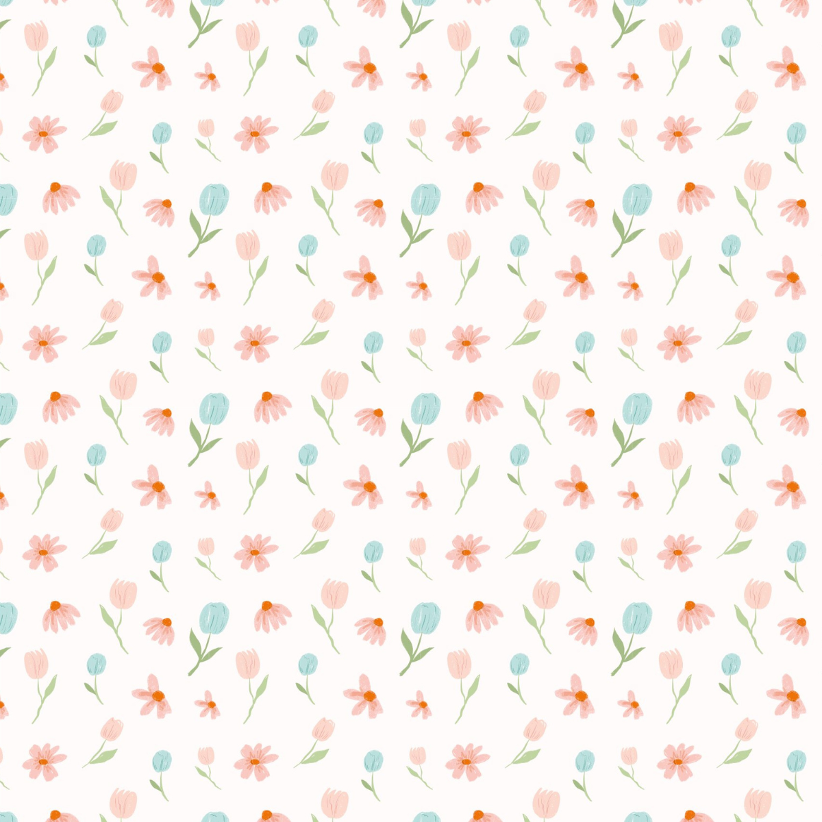 CD-DP-854 Designpapier - Designline - Süße Frühlingsblümchen