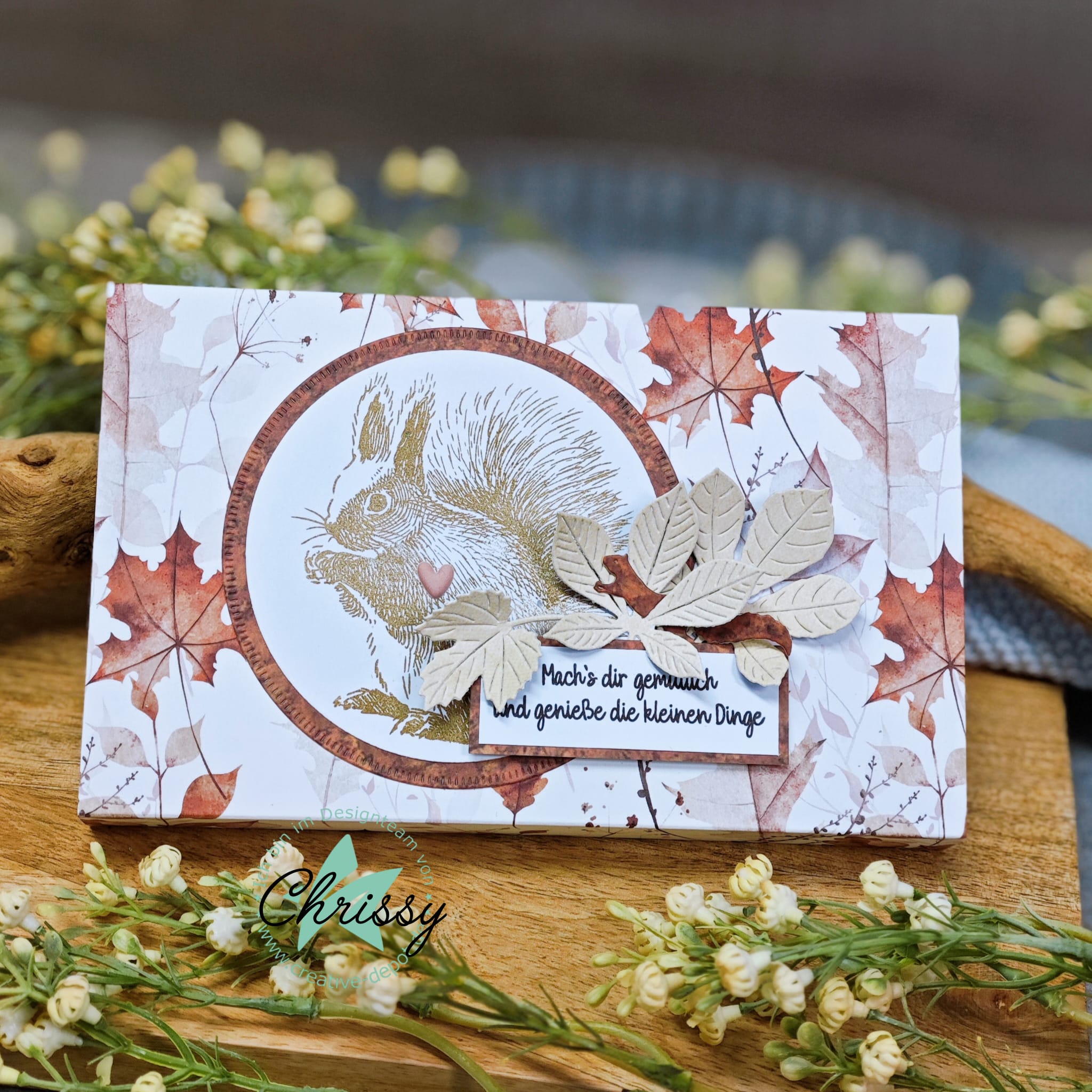 Papier décoratif - La magie des feuilles - Imprimé recto-verso