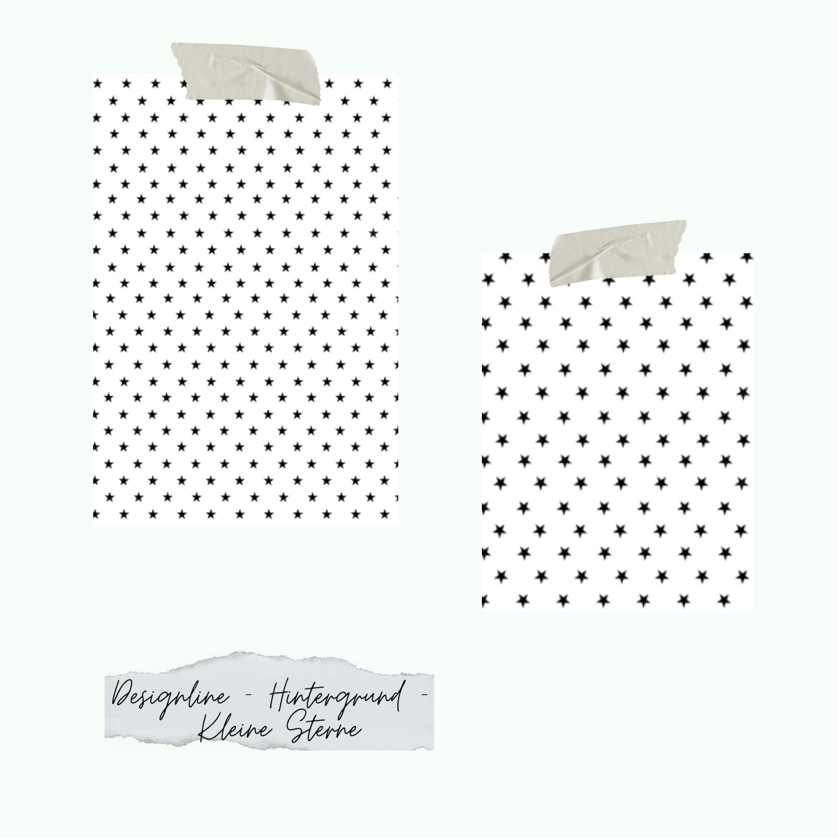 Stamp set - Designline - Background - small stars - Only while stocks last