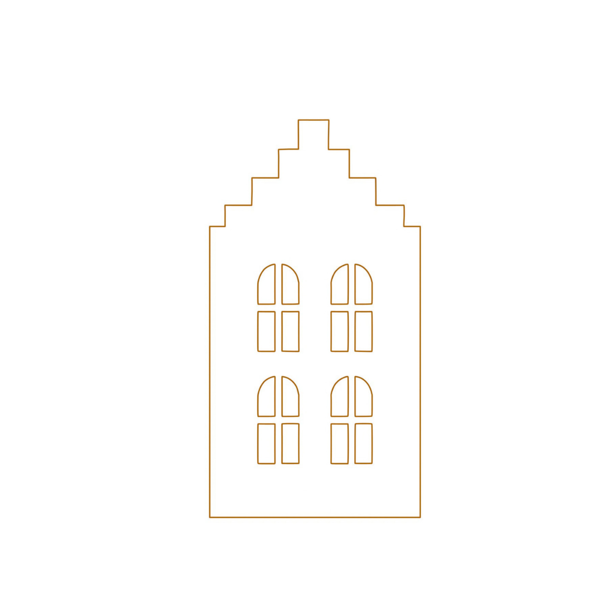 «El mundo de las casas de Papierschorsch» - Complemento - Fachada I - Grande