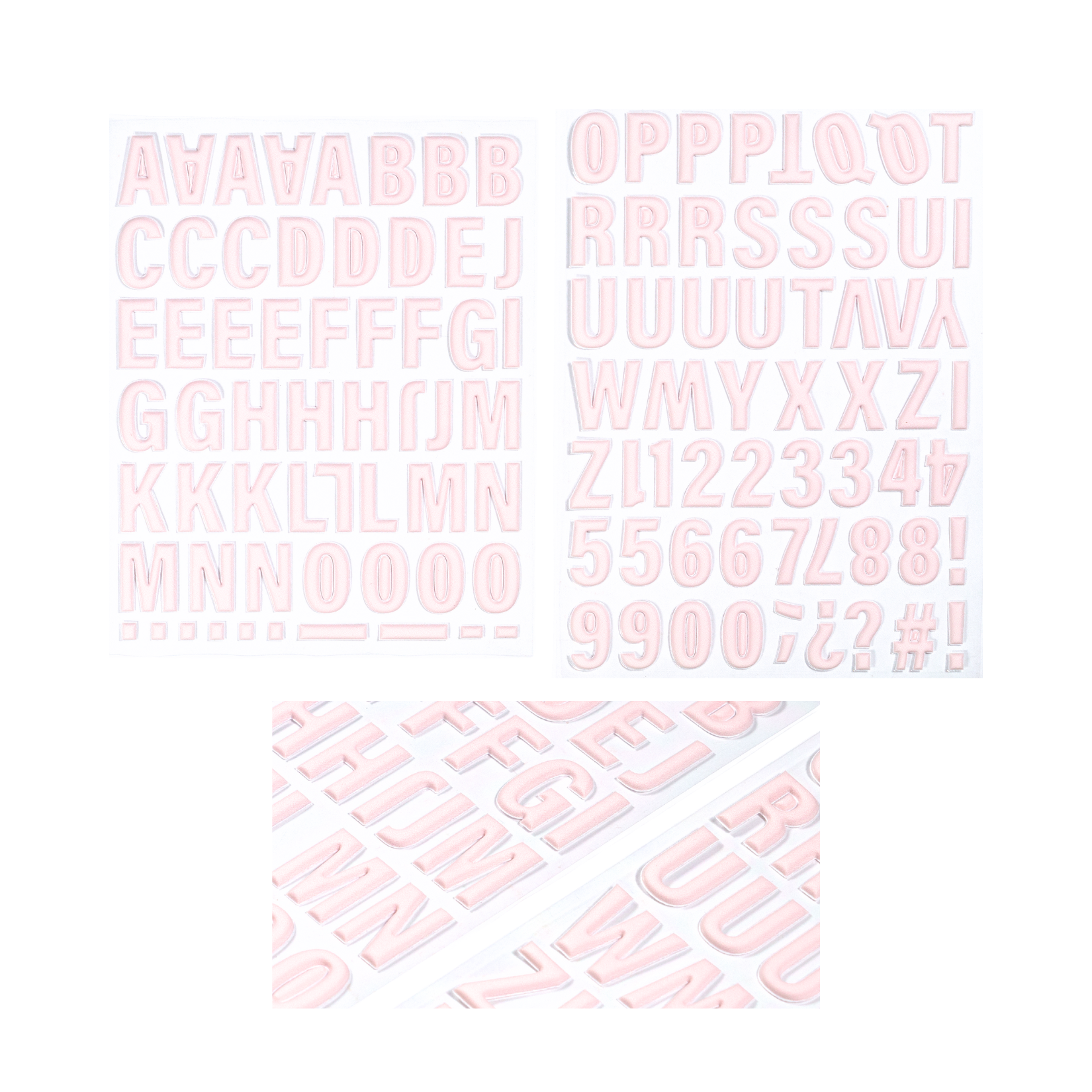 Puffy Sticker - ABC - Baby Rosa