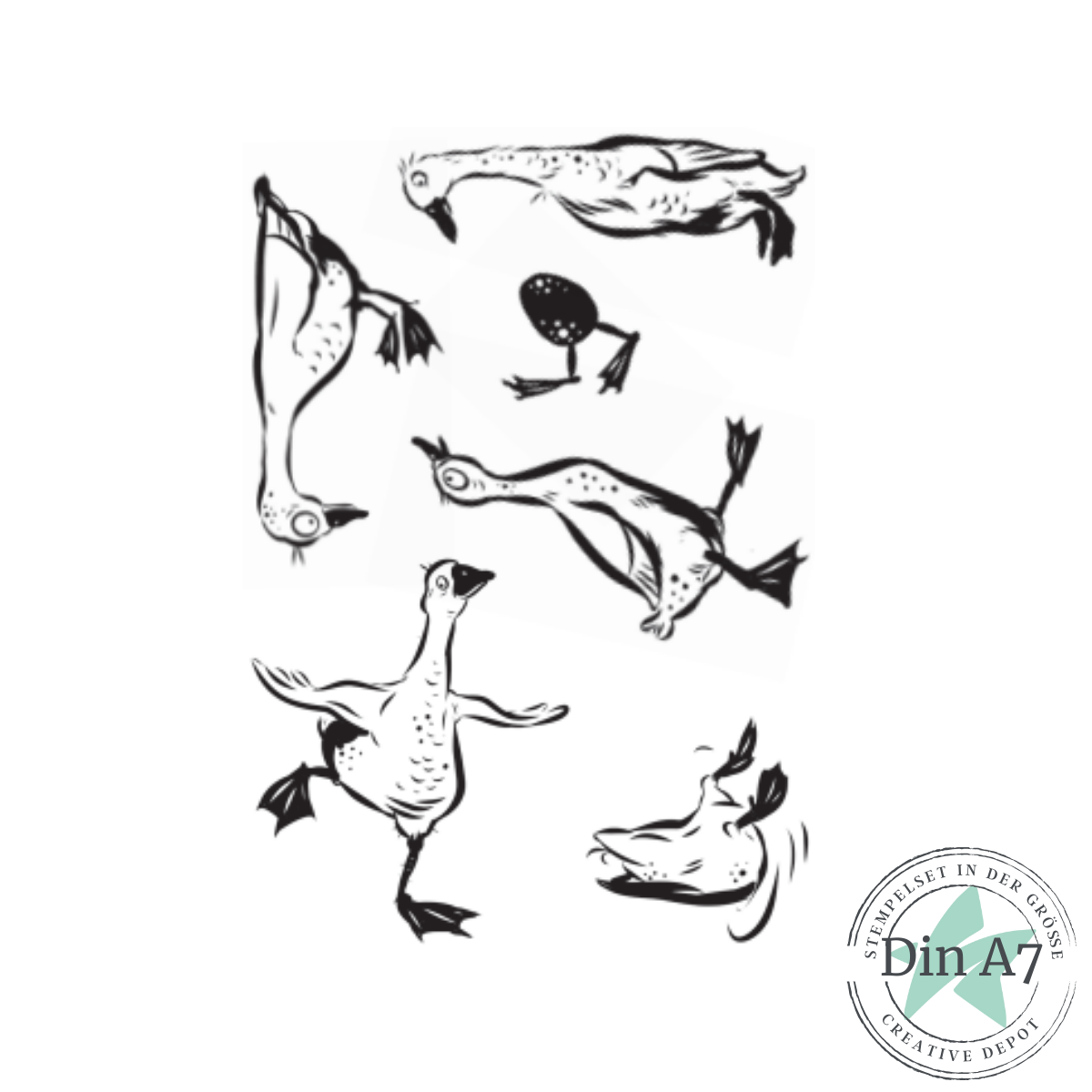 Stempelset - Heikes Welt - Geflügel und Co