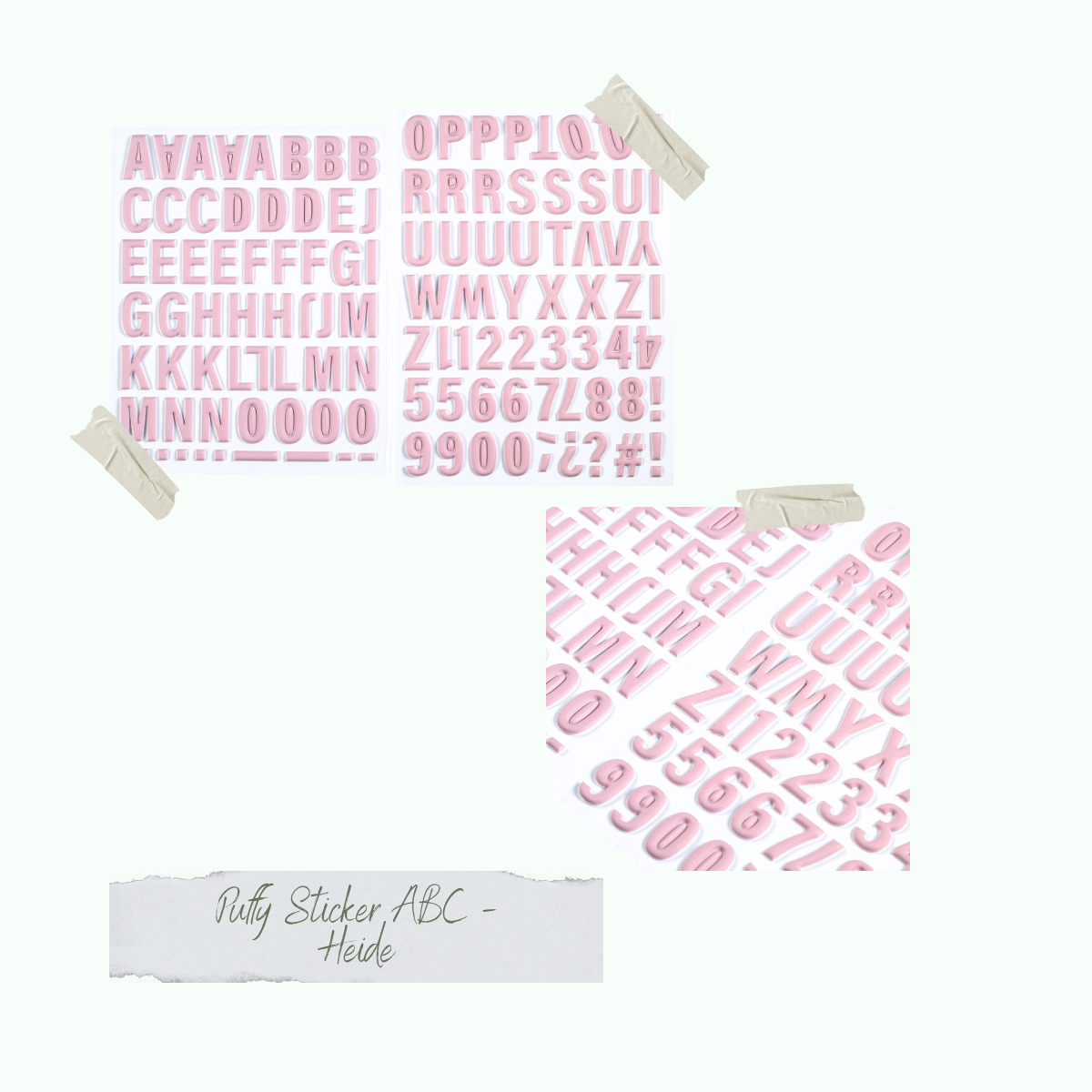 Puffy Sticker - ABC - Heide Puffy Sticker - ABC - Heide