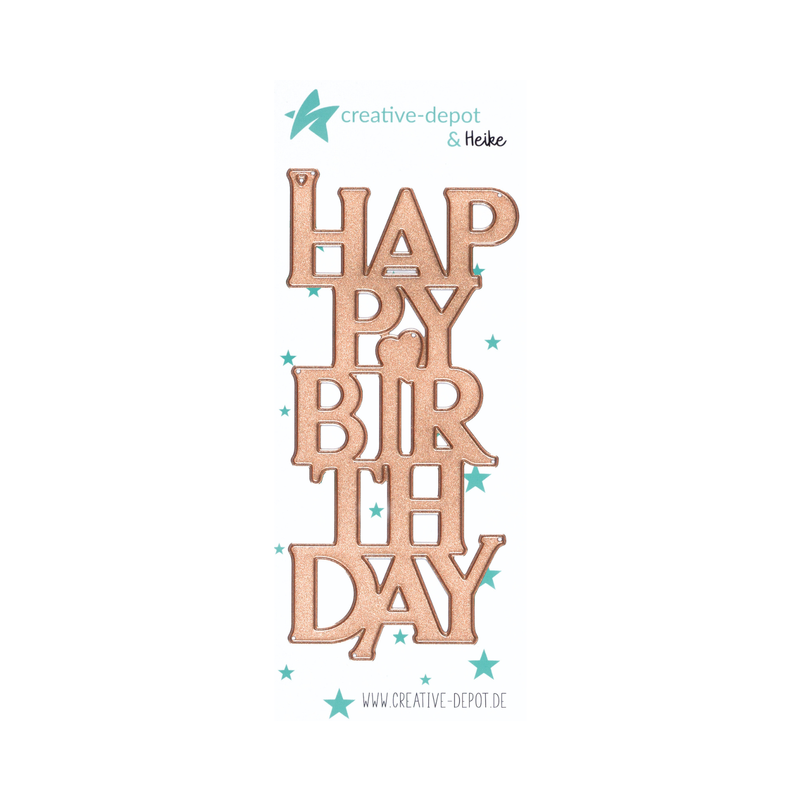 Die - Happy Birthday - Geschenkanhänger