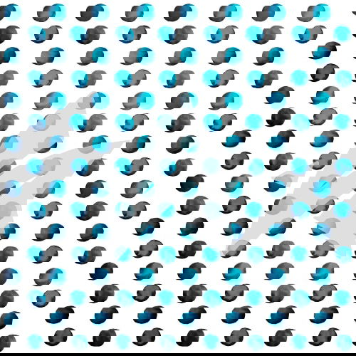 AquarellPunktegrossAqua Aquarell - Punkte - groß - Aqua