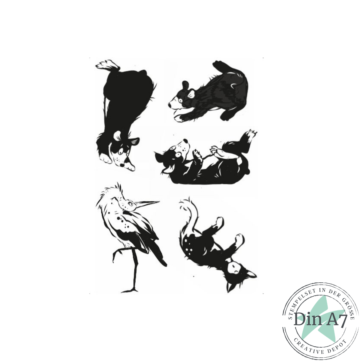 Stempelset - Heikes Welt - Bären und Co