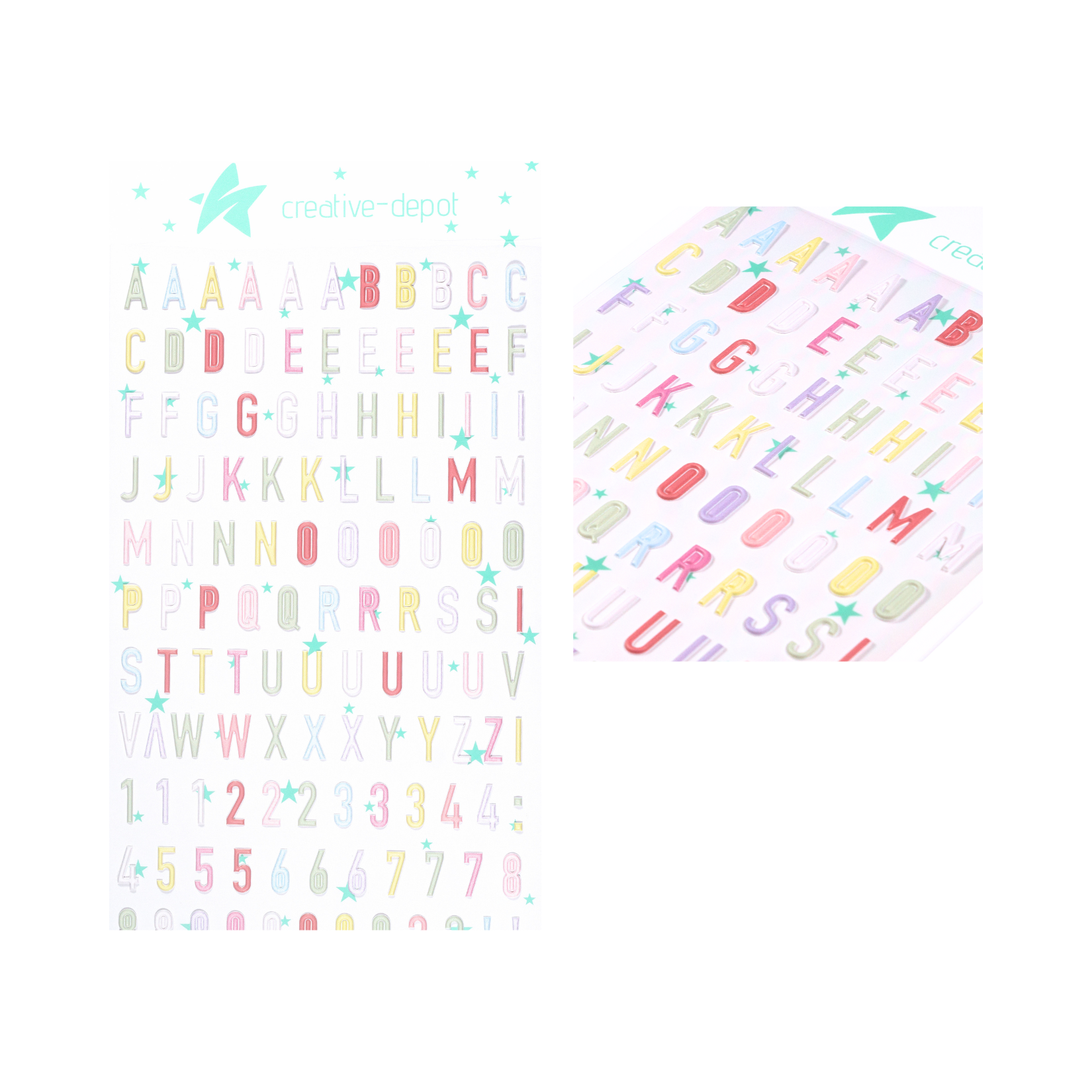 Puffy Sticker - ABC des fleurs sauvages