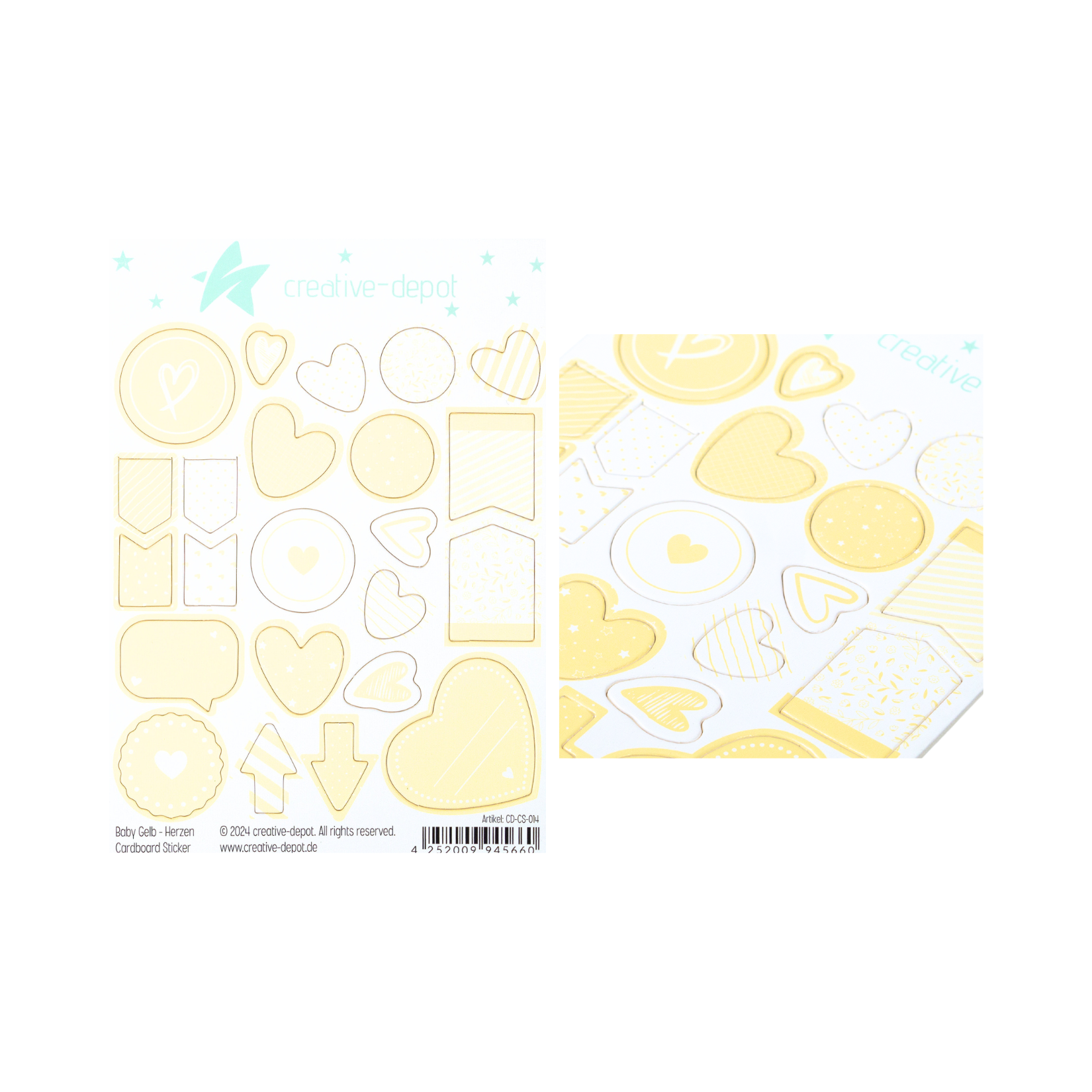 Cardbored Sticker Chipboard Stickers – Dimensional Embellishments | creative-depot