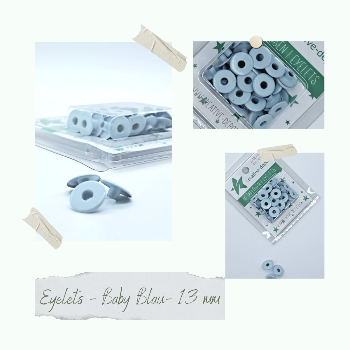 Eyelets-Baby-Blau-13mm