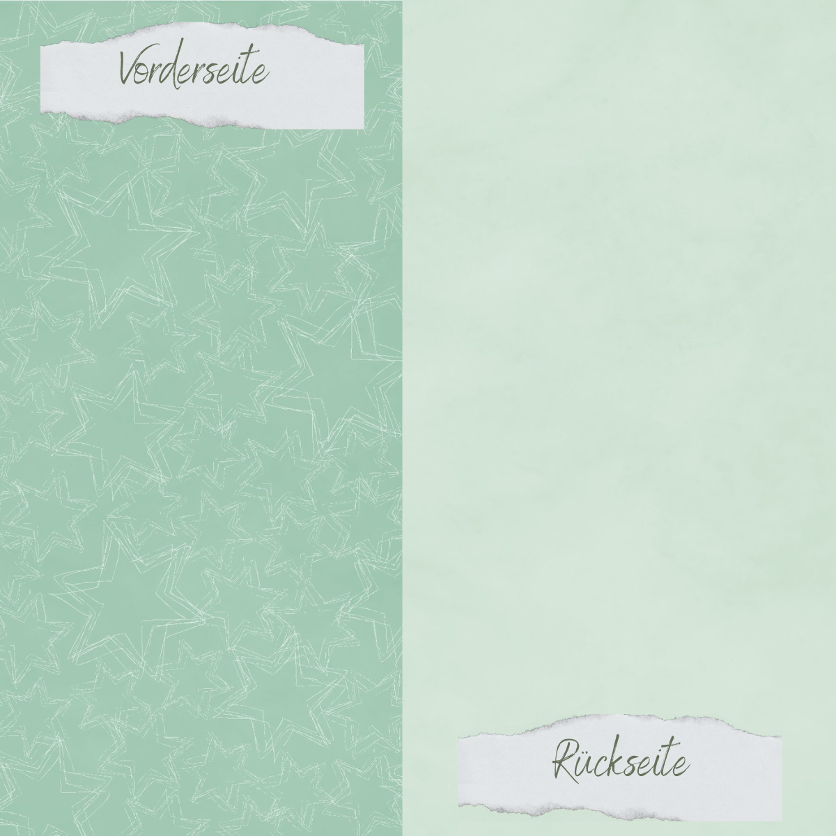 Papel de diseño - Basic - Eukalyptus - Doodle Sterne + Uni hell - Doppelseitig bedruckt   Papel de diseño - Basic - Eukalyptus - Doodle Sterne + Uni hell - Doppelseitig bedruckt