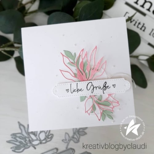 260 Die - Stanze Filigranes Blatt