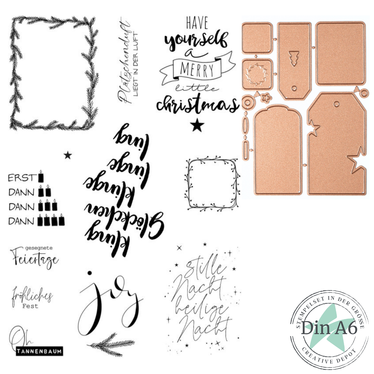 Bundle - Have yourself a merry little Christmas  & Weihnachtsanhänger 