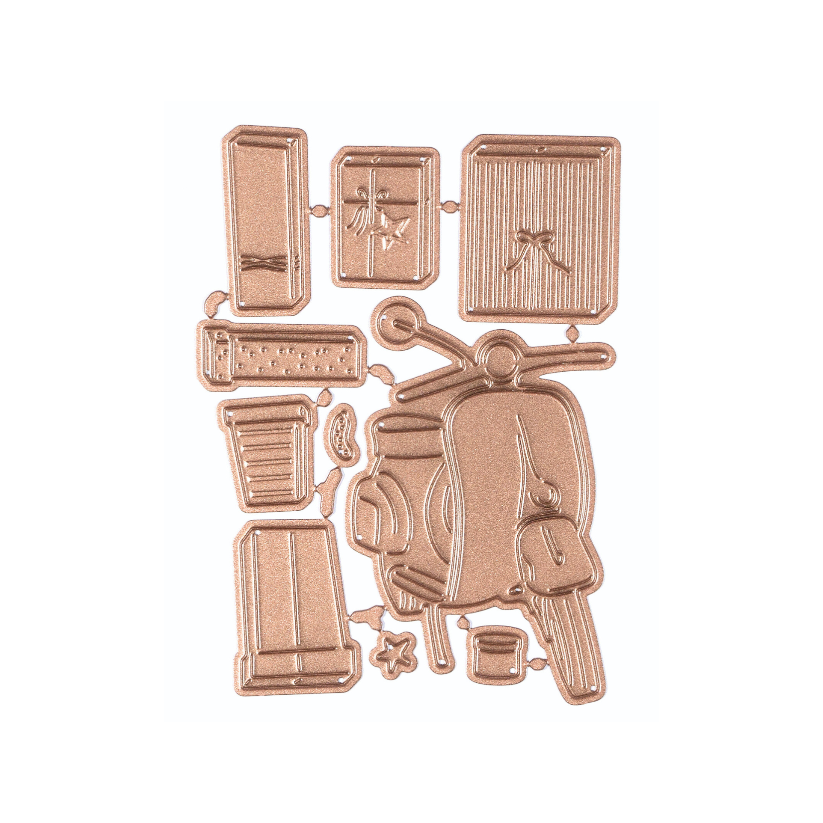 Die - Vespa mit Geschenken