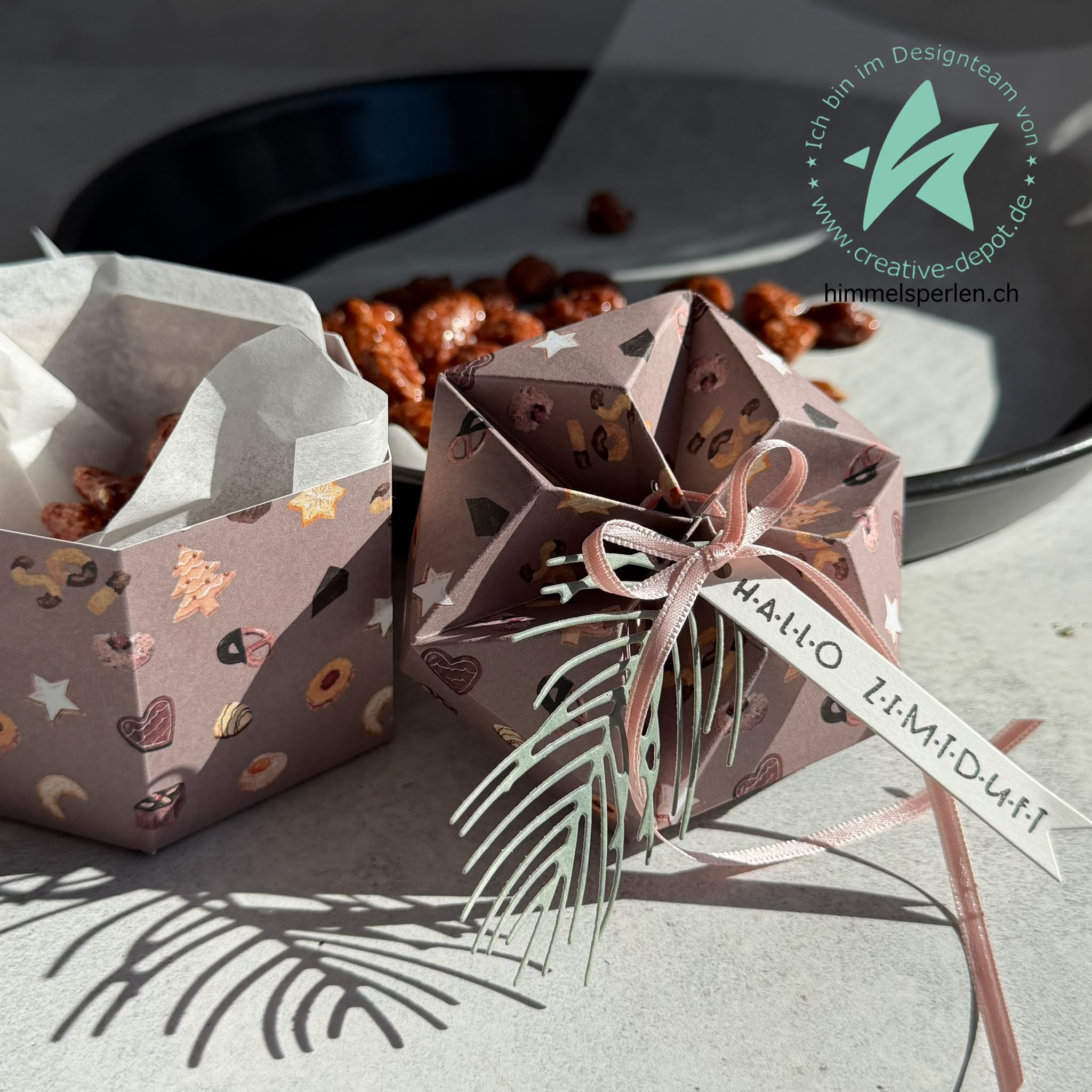 Designpapier - Plätzchen - Doppelseitig bedruckt