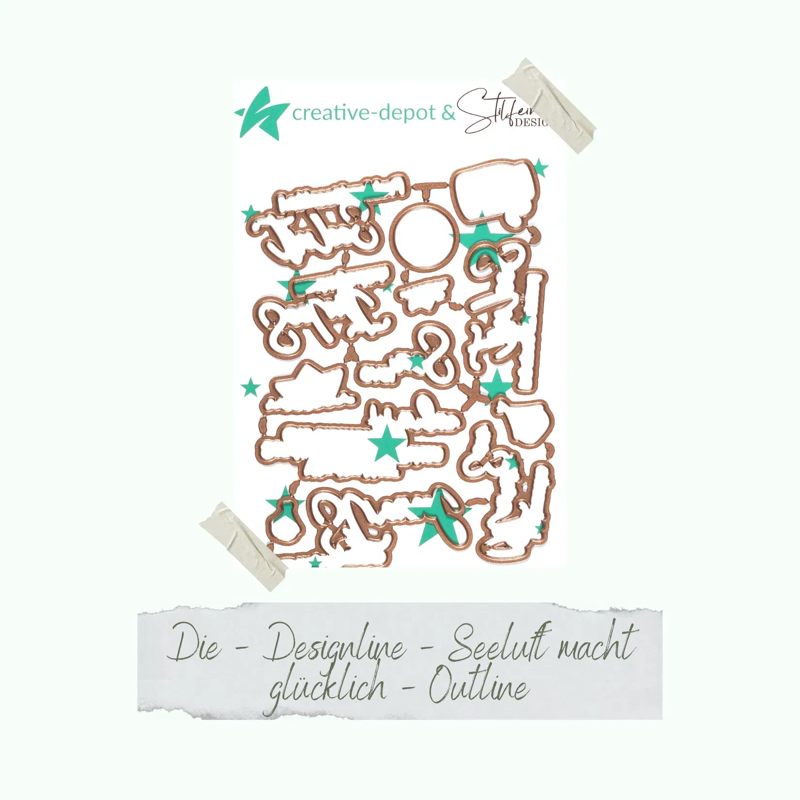 Die - Designline - Seeluft macht glücklich - Outline
