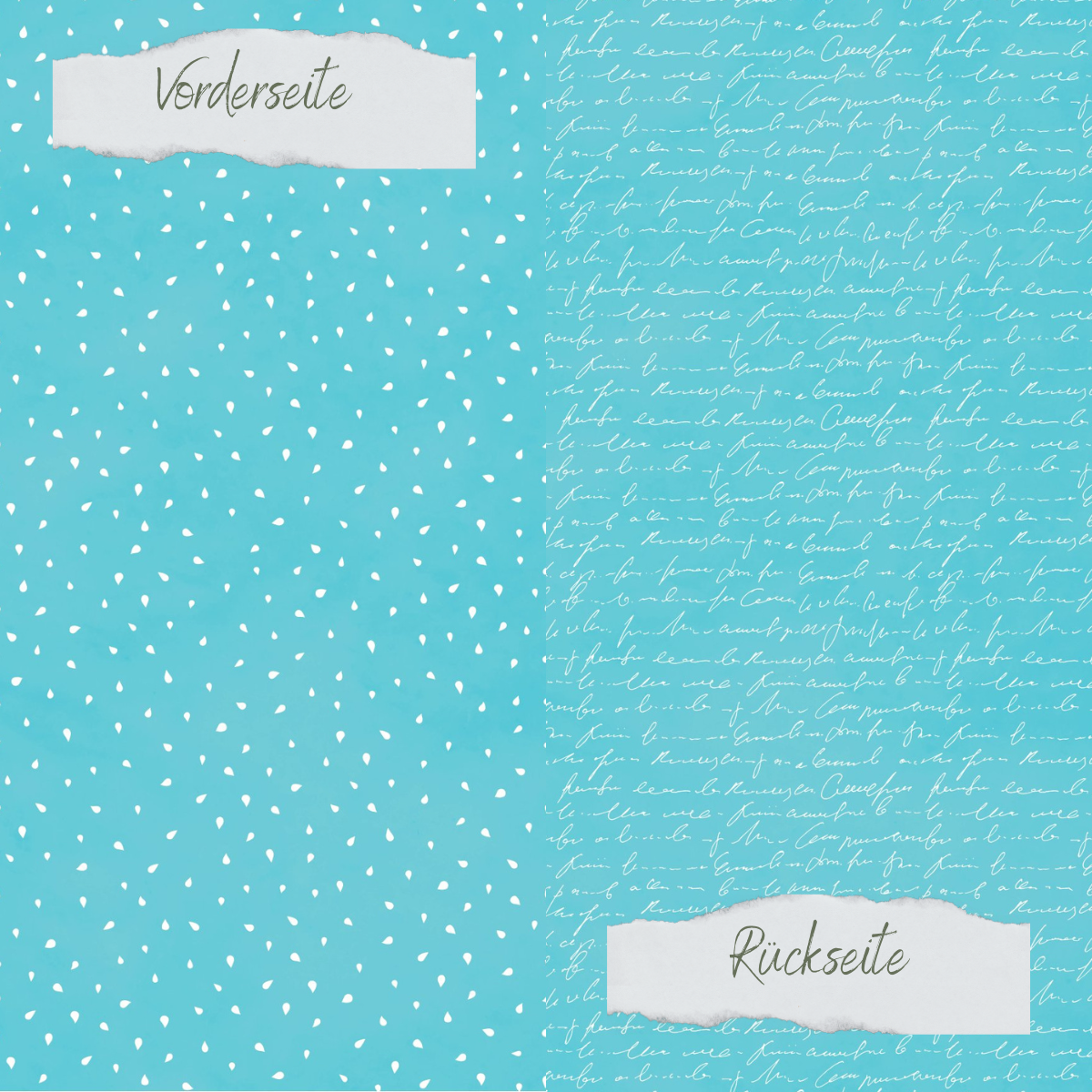 CD-BP-147 Papel de diseño - Basic - Pool - Apfelkernchen + Schrift - Beidseitig bedruckt