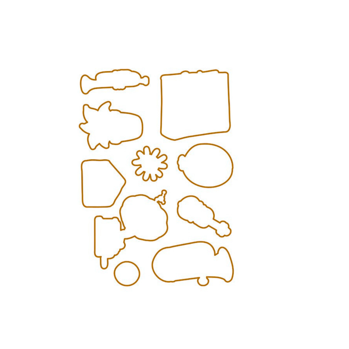 Die - Heikes Welt - Instrumente und Co - Outline