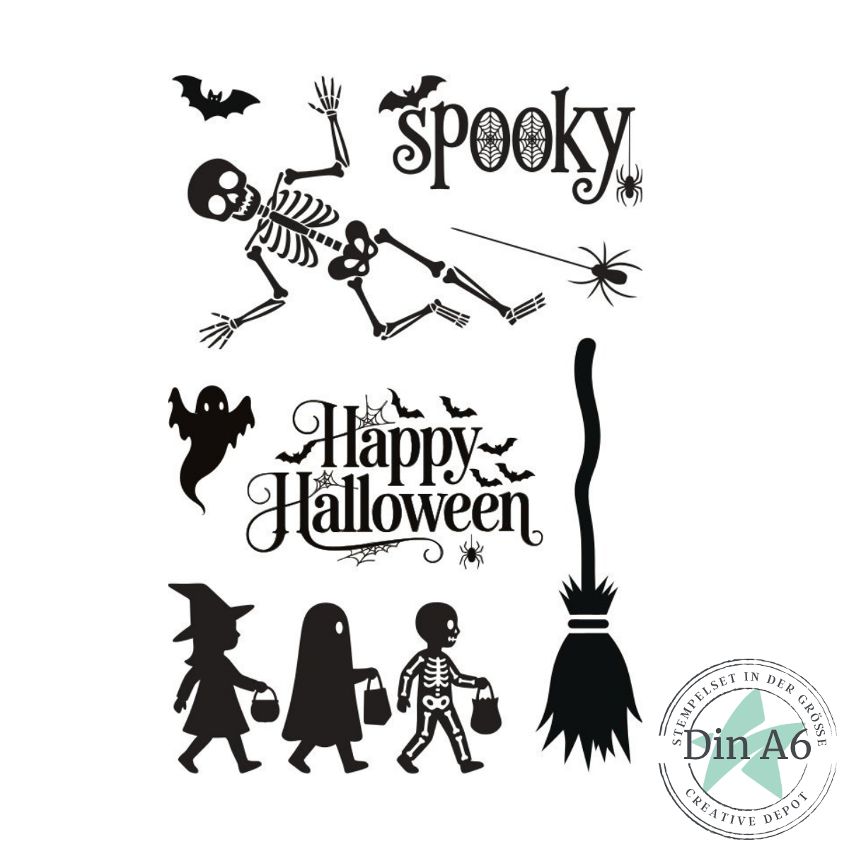 Stempelset - Spooky