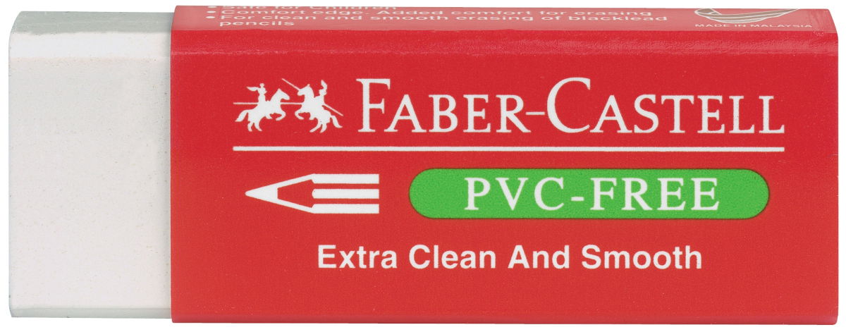 Faber Castell - Radierer PVC-free weiß Faber Castell - Radierer PVC-free weiß