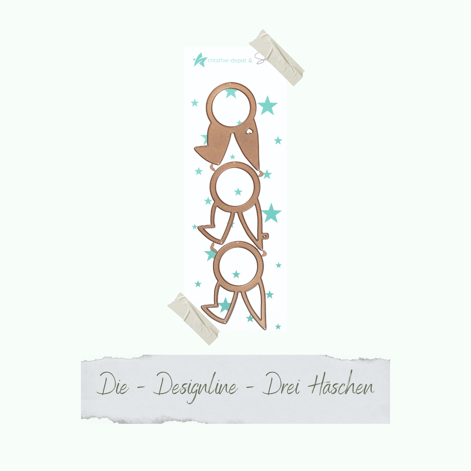 Die - Designline - Drei Häschen